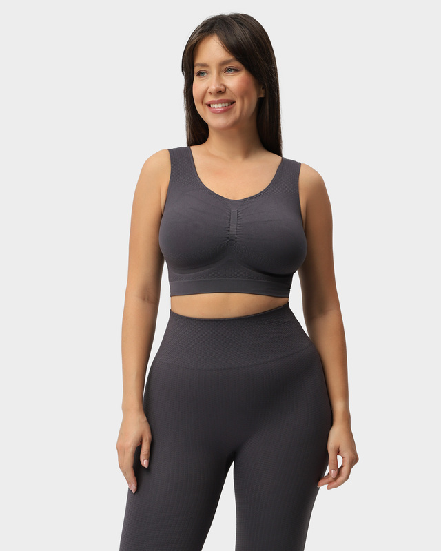 Корректирующее массажное бюстье из высокоэластичного материала с 3D-структурой