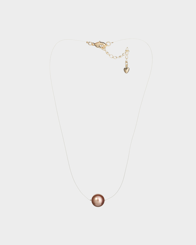 Колье-невидимка с жемчужиной Майорка