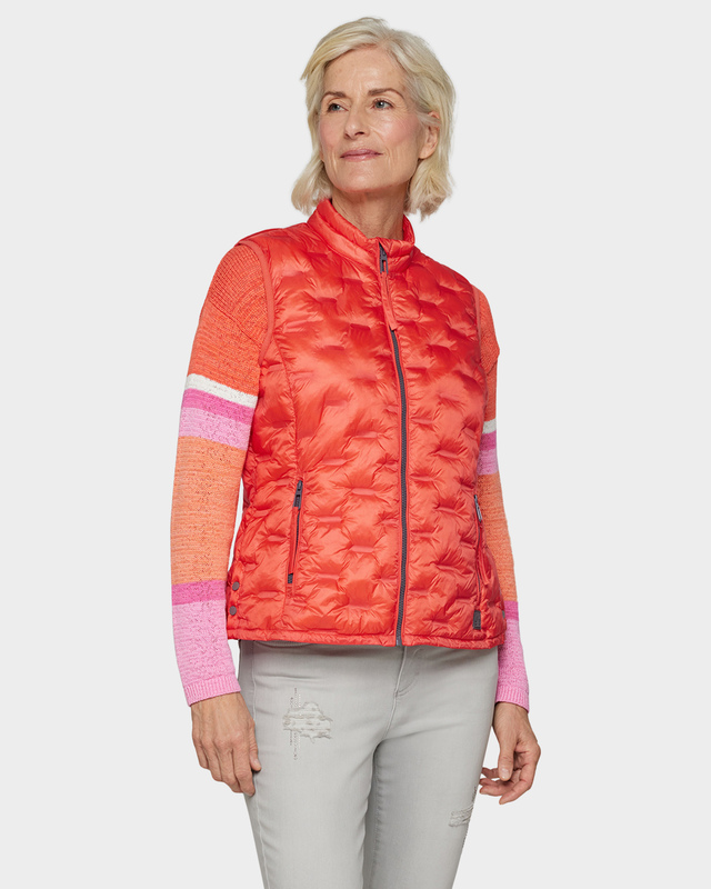 Жилет с термостежкой и двумя боковыми карманами на молниях