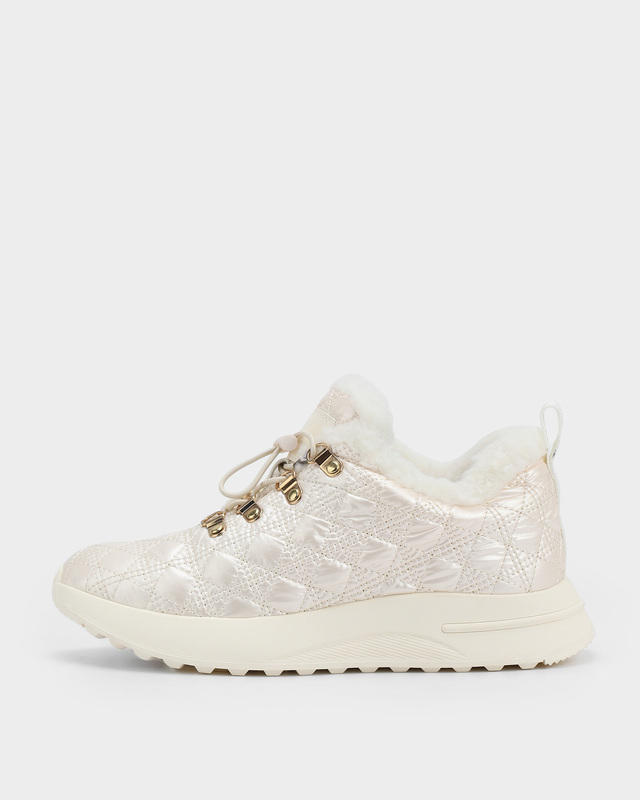 Стеганые полуботинки-дутики с подкладкой из искусственного меха