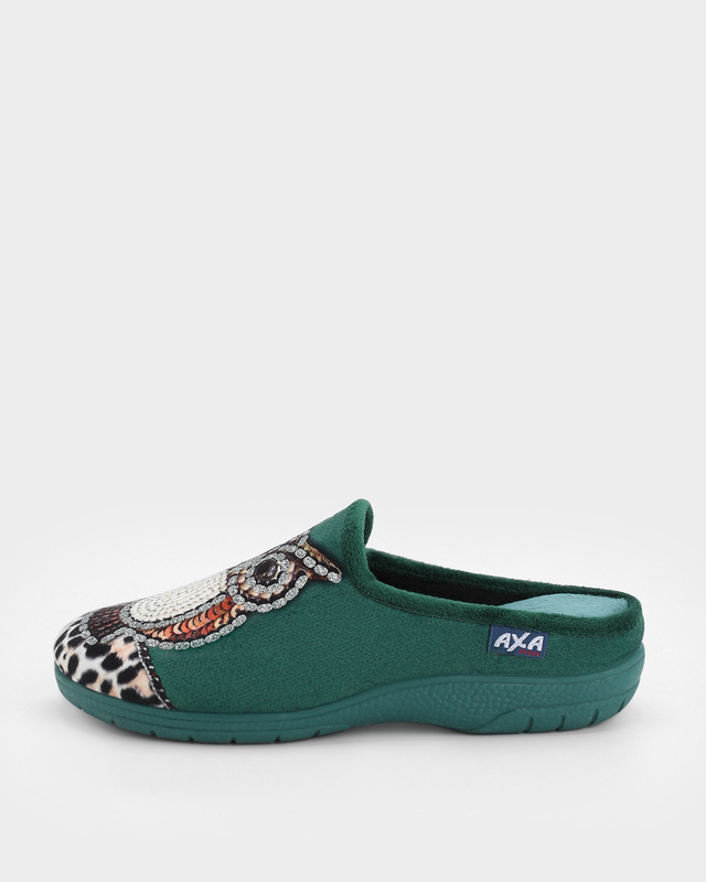 Тапочки из хлопкового велюра с изображением сов и технологией Deo Fit