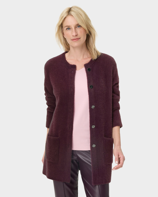 Кардиган на пуговицах с хлопком в составе