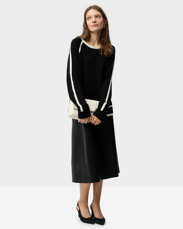 Юбка из экокожи