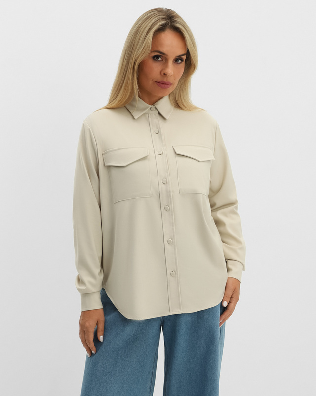 Блузка прямого кроя