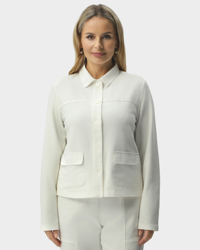 Жакет из мягкого хлопкового трикотажа