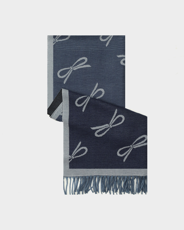 Палантин с шерстью и кашемиром в составе