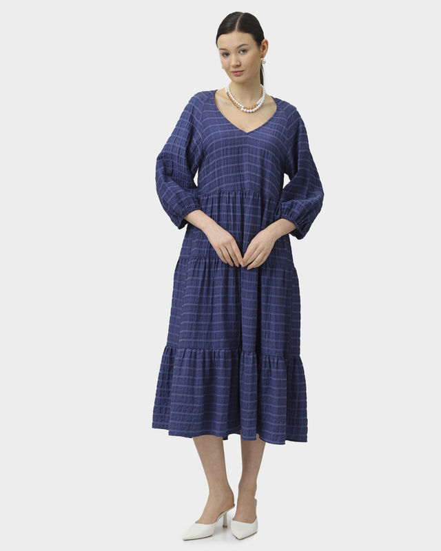 Платье А-силуэта с многоярусной юбкой A la tete 189858 купить за 8990.0 ...