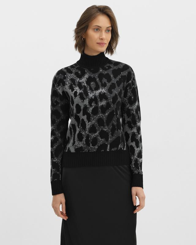 Пуловер прямого кроя из шерсти и кашемира