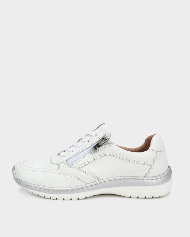 Кроссовки увеличенной полноты из бесподкладочной кожи оленя со съемной стелькой Climotion