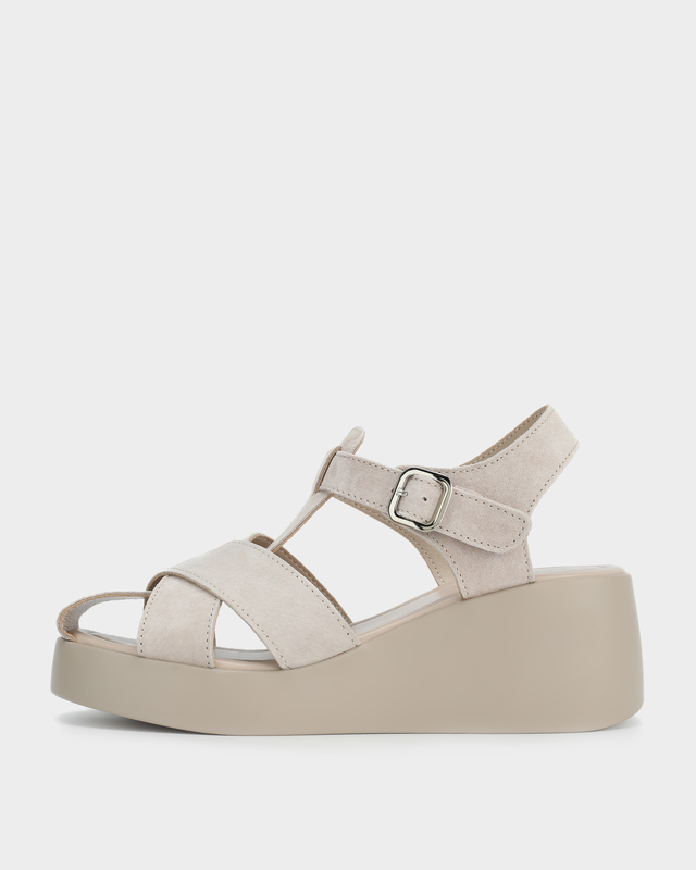 Босоножки из натуральной бархатистой замши