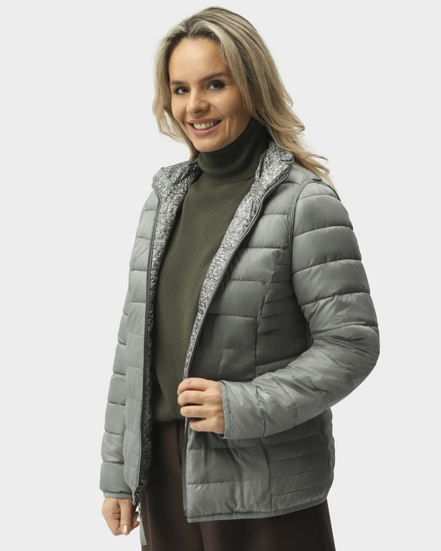 Двухсторонняя куртка со съемным капюшоном Barbara Lebek 195544