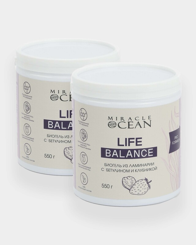 LIFE BALANCE биогель из ламинарии с бетулином и клубникой для сердца и ...