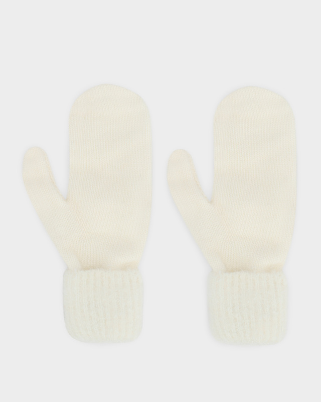 Варежки с ангорой и натуральной шерстью в составе