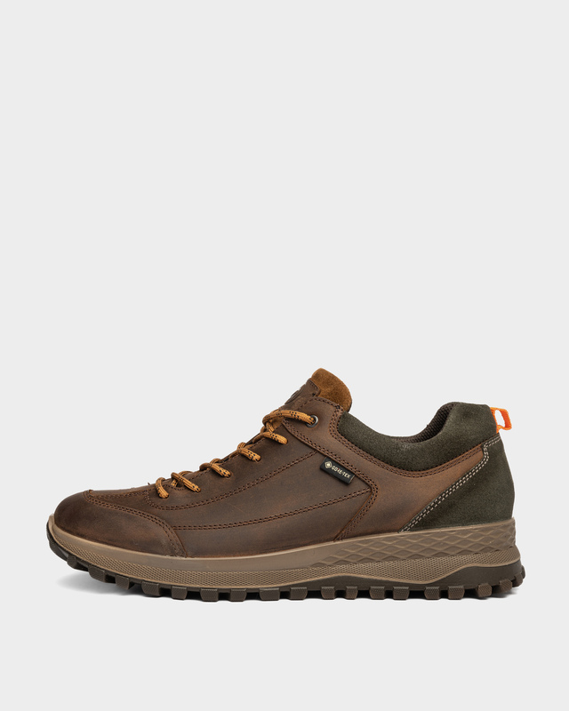 Полуботинки из нубука и замши с мембраной Gore-Tex