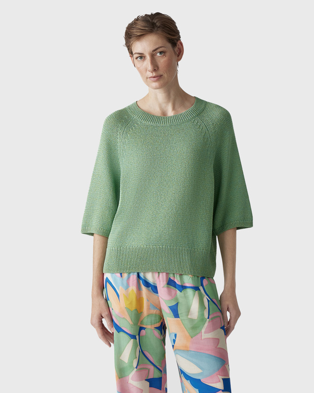 Пуловер тонкой вязки с рукавом 1/2