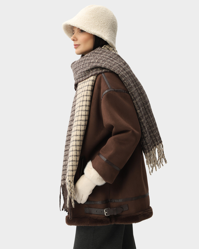 Комплект: палантин, шляпа, перчатки