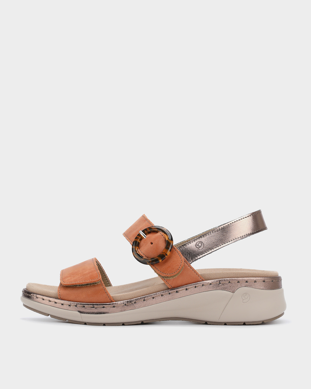 Сандалии из натуральной кожи с застежками-велкро и технологией Air Function