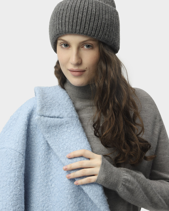 Шапка с шерстью в составе