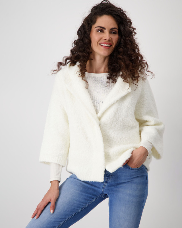 Куртка прямого кроя с капюшоном и шерстью альпака в составе