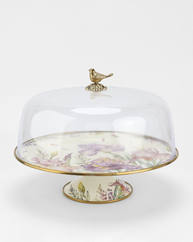 Тортовница с крышкой &laquo;Ирисы&raquo;, 30 см