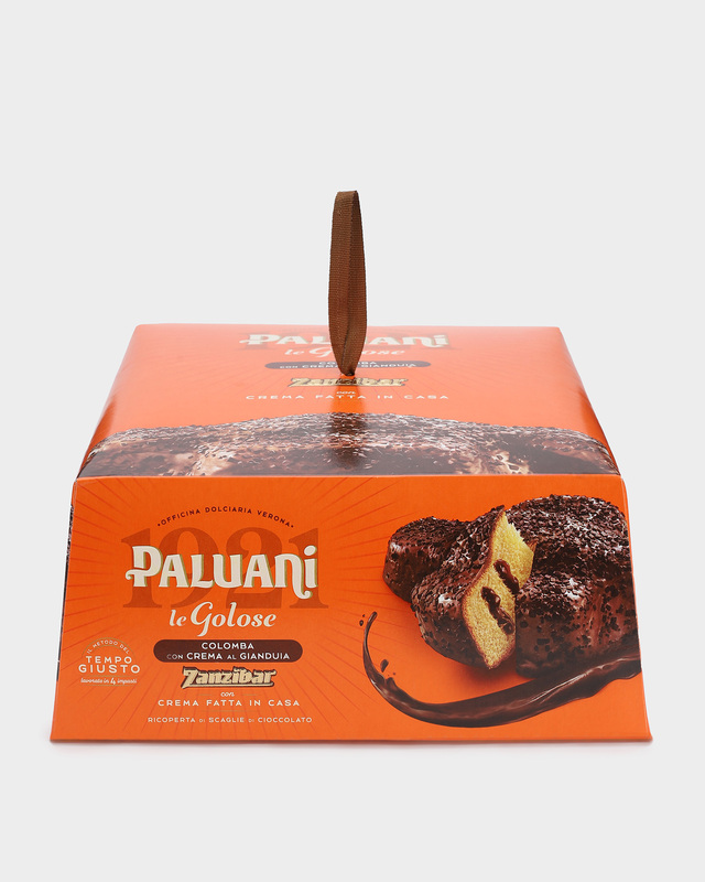 Пасхальное пирожное коломба с нежным шоколадным кремом, 750 г