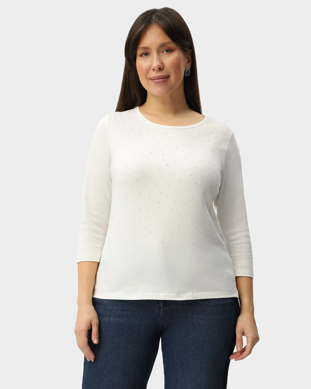 Лонгслив с хлопком и модалом в составе