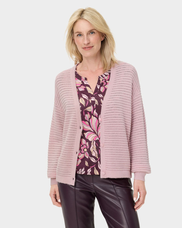 Кардиган на пуговицах с шерстью в составе