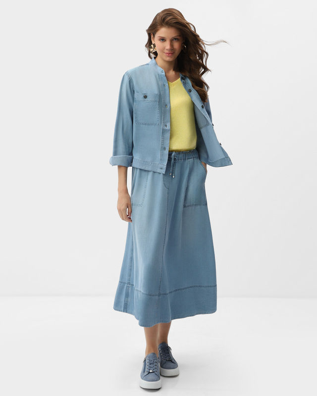 Юбка А-силуэта с эластичным поясом 19990₽