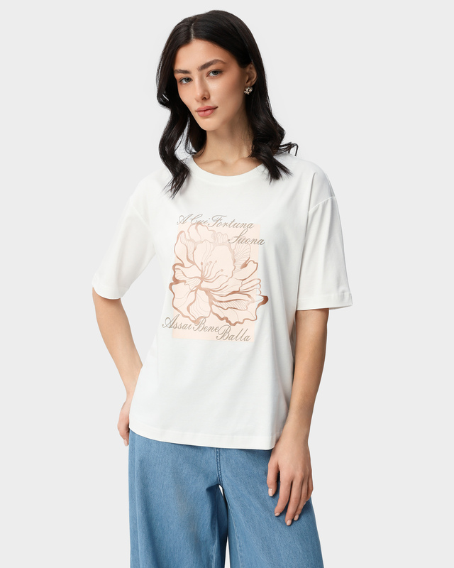 Футболка трикотажная с хлопком и шелком в составе