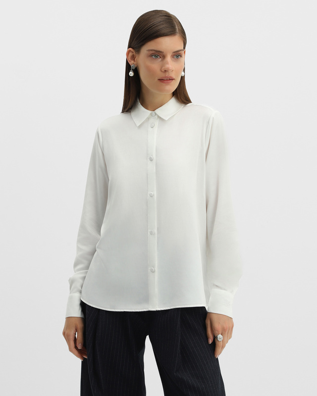 Рубашка с отложным воротником и длинными рукавами 3990₽