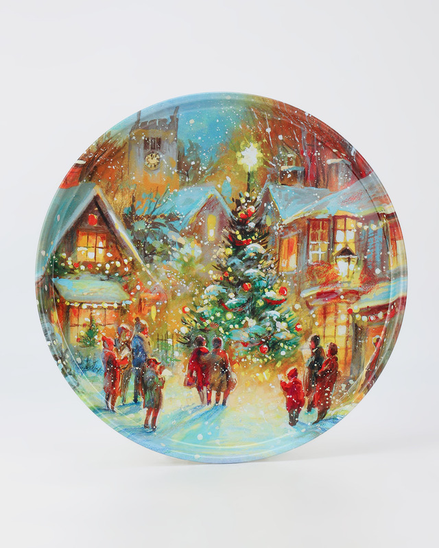 Поднос сервировочный &laquo;Новый год&raquo;, 33 см
