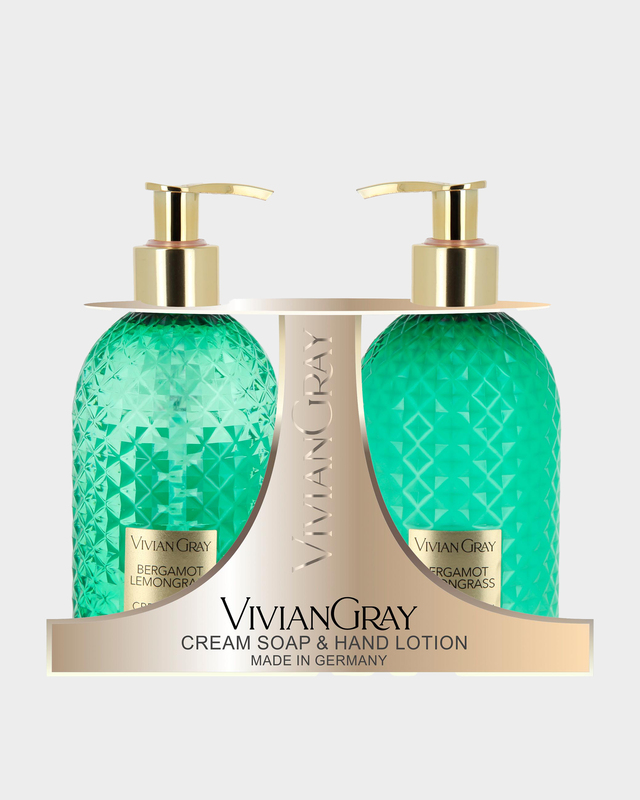 Набор Bergamot & Lemongrass: жидкое мыло для рук и крем для рук, 2х300 мл