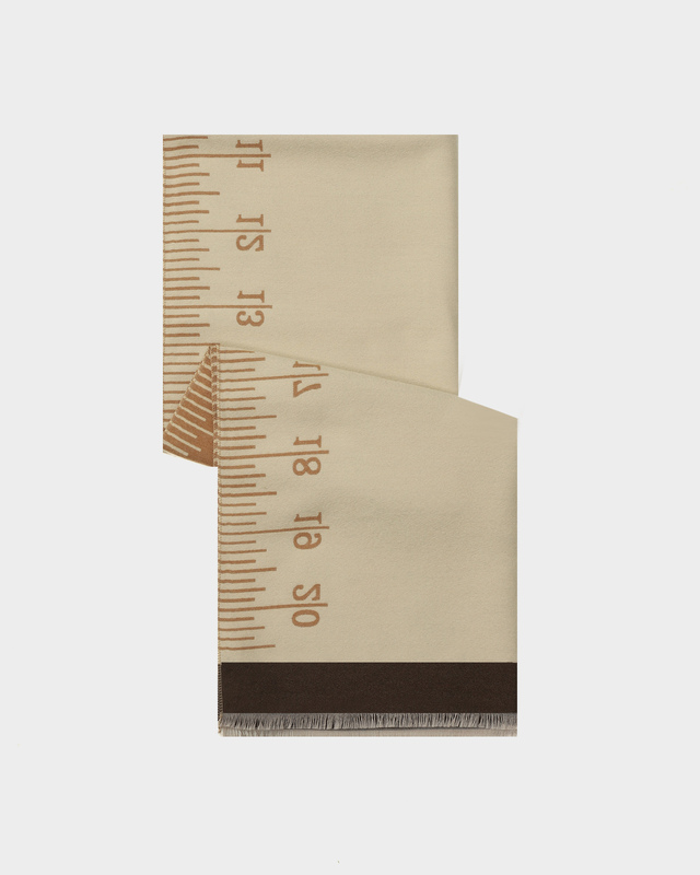 Палантин с шерстью и кашемиром в составе