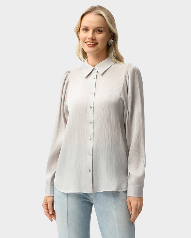 Блузка из материала на основе вискозы с переливом