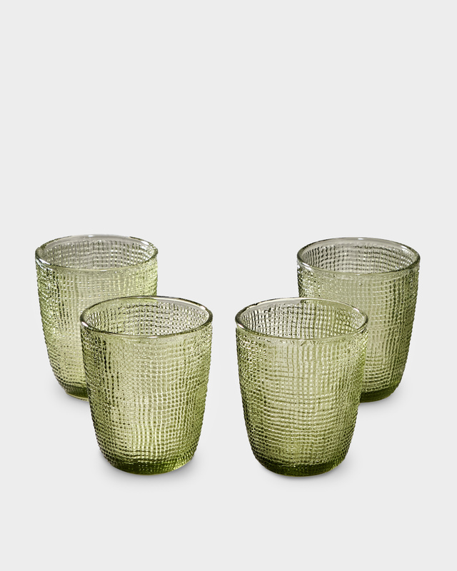 Набор из четырех стеклянных стаканов Tempo, 300 мл