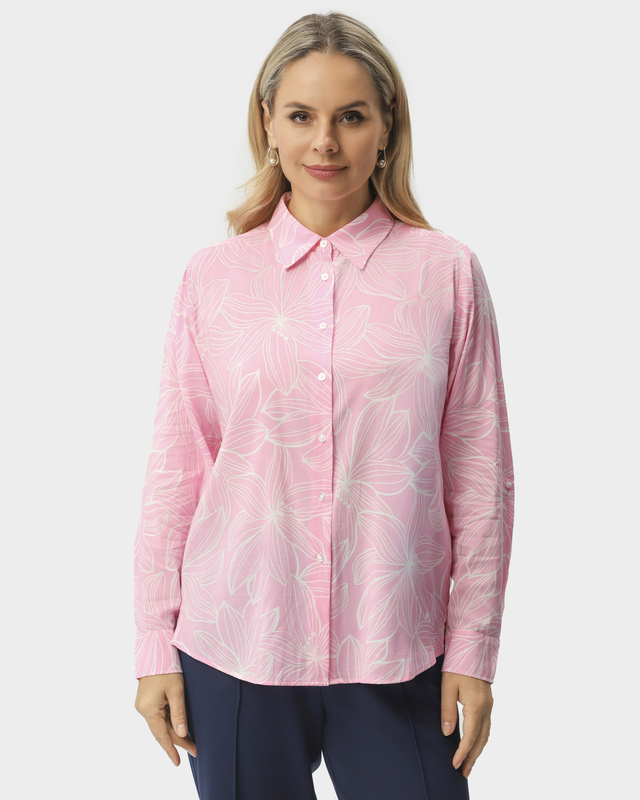 Рубашка с цветочным принтом 14990₽