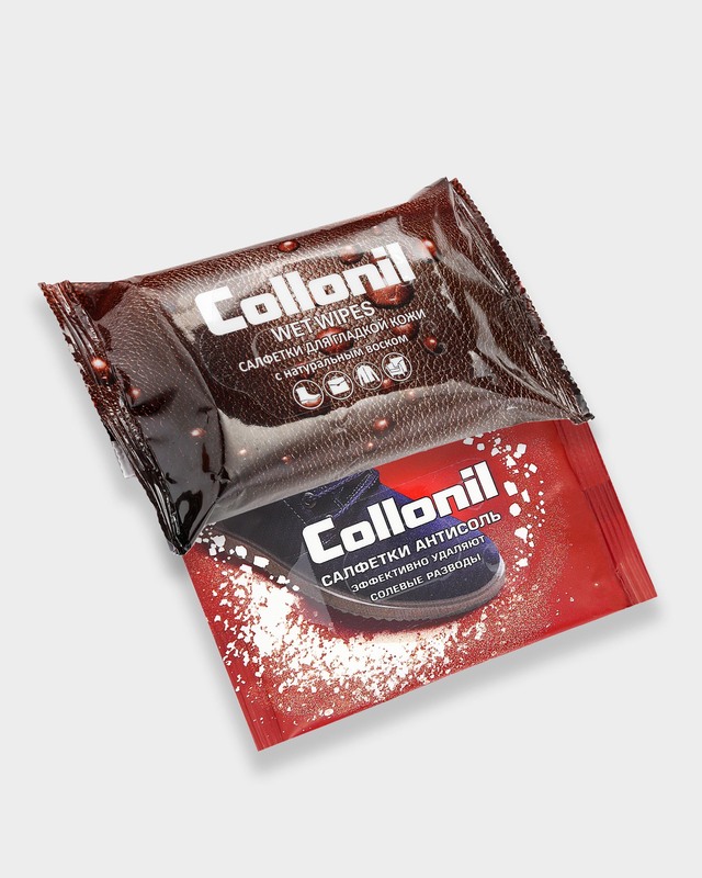 Набор салфеток для обуви: &laquo;Антисоль&raquo; и для гладкой кожи