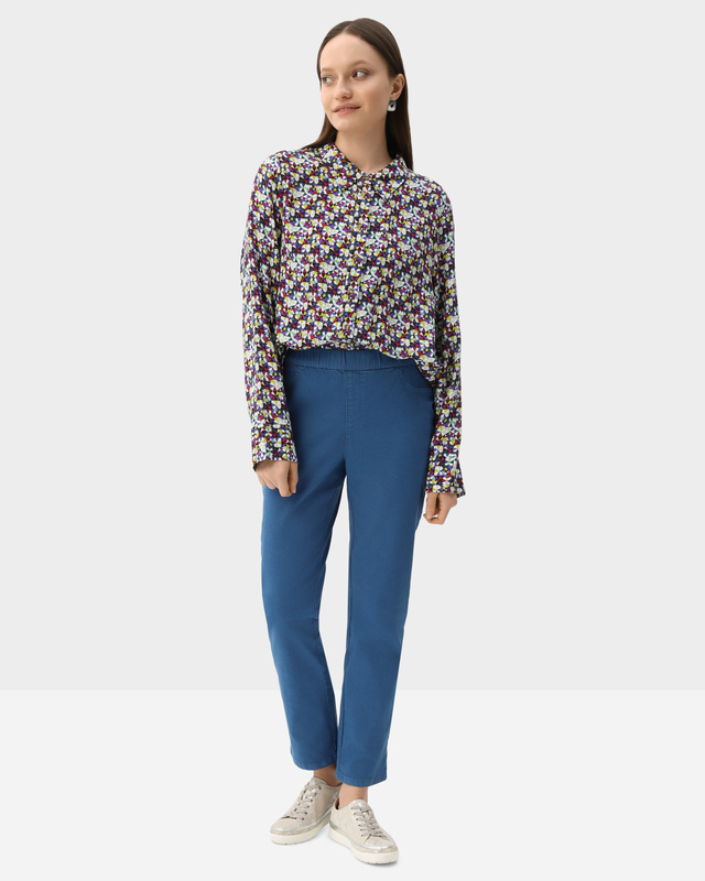 Брюки с эластичным поясом на резинке