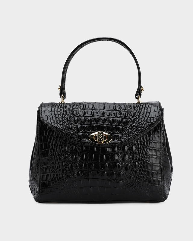 Сумка из натуральной кожи с тиснением