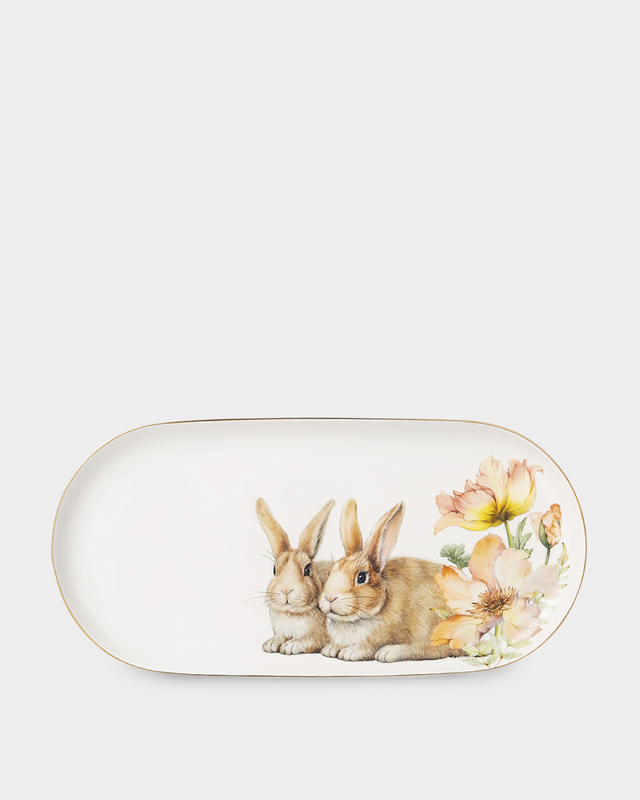 Овальное блюдо Sense из тонкостенного фарфора, 30,5 см