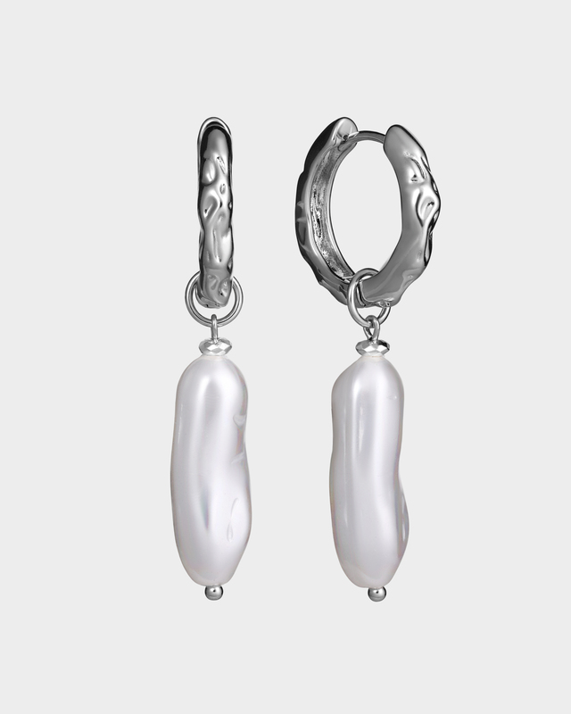 Серьги-трансформеры с испанским жемчугом Майорка