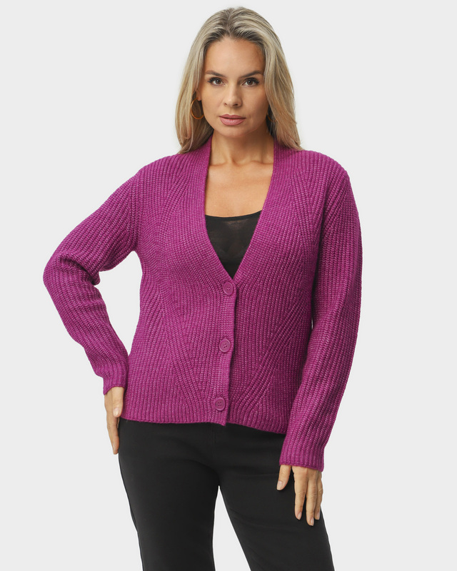 Кардиган с шерстью в составе