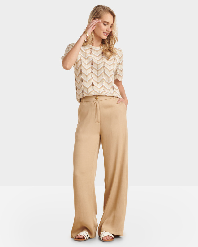 Широкие брюки с вискозой в составе