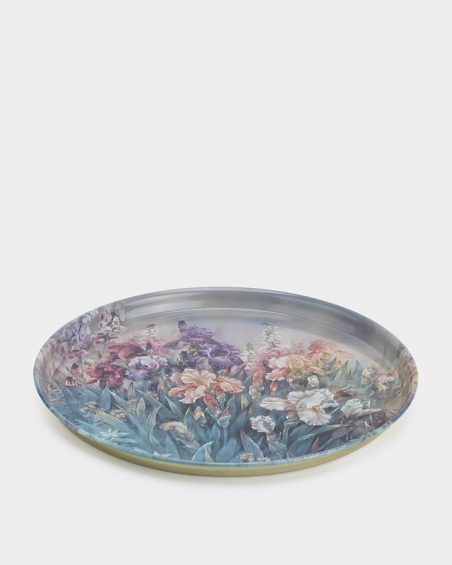 Сервировочный поднос &laquo;Ирисы&raquo;, 33х2,1 см
