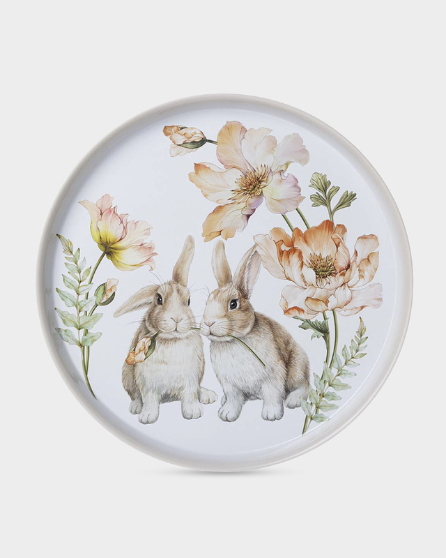 Сервировочный поднос &laquo;Кролики&raquo;, 33х2,1 см