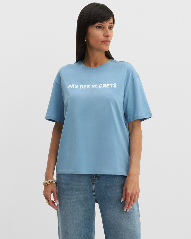 Футболка из хлопка с минималистичным принтом