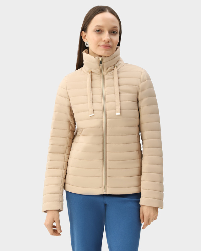 Стеганая куртка из ткани с водоотталкивающим эффектом