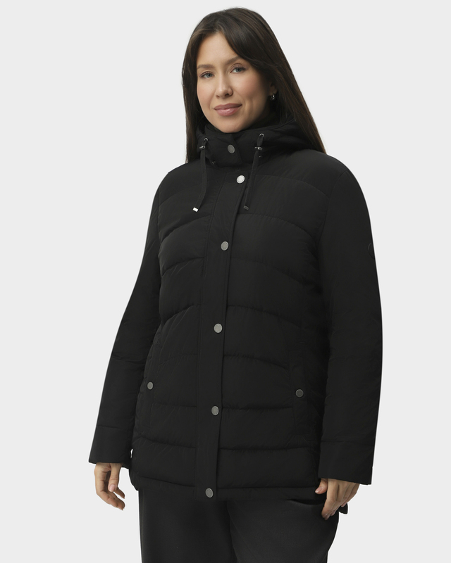 Куртка из водоотталкивающего материала со съемным капюшоном