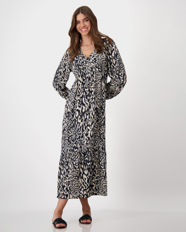 Платье макси из струящейся вискозы