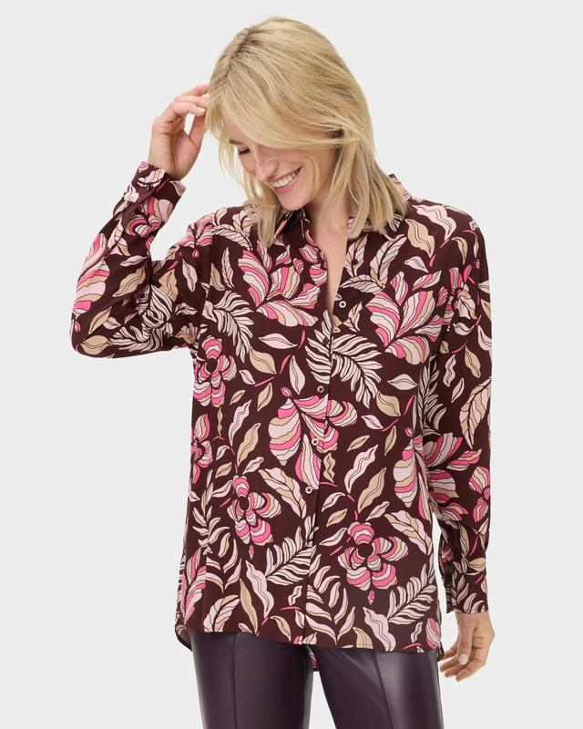 Блузка из смеси хлопка и вискозы